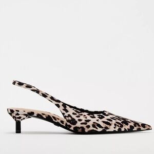 Zara Leopard Print Heels